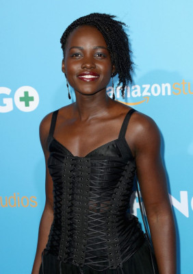 Lupita Nyongo at Gringo Premiere in Los Angeles