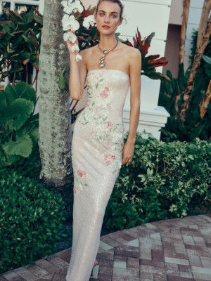 Maartje Verhoef for Monique Lhuillier Spring 2025