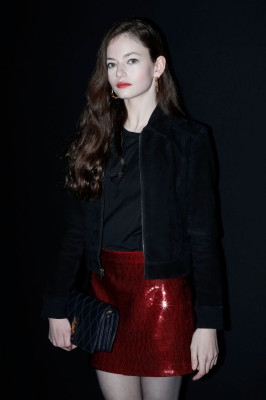 Mackenzie Foy – Saint Laurent Fashion Show in Paris 02/26/2019