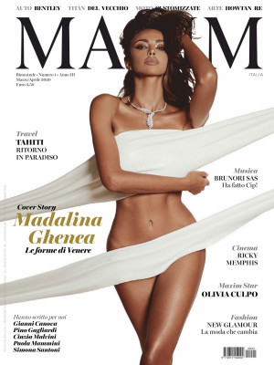 MADALINA GHENEA in Maxim Magazine, Italy March/April 2020