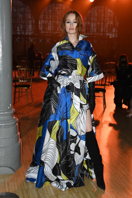 Madelaine Petsch-Elie Saab Paris Fashion Week Haute Couture Spring/Summer 22