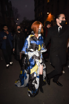 Madelaine Petsch-Elie Saab Paris Fashion Week Haute Couture Spring/Summer 22