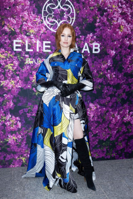 Madelaine Petsch-Elie Saab Paris Fashion Week Haute Couture Spring/Summer 22