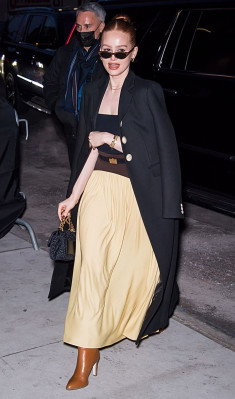 Madelaine Petsch-Tory Burch Fashion Show in New York