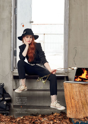 MADELAINE PETSCH in Cosmopolitan Magazine, October 2019