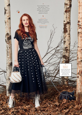 MADELAINE PETSCH in Cosmopolitan Magazine, October 2019