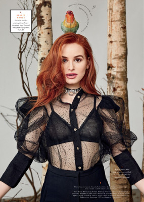 MADELAINE PETSCH in Cosmopolitan Magazine, October 2019