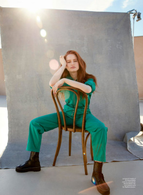 MADELAINE PETSCH in Elle Magazine, April 2020