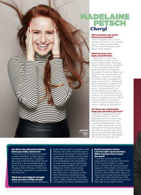 Madelaine Petsch – Seventeen Magazine May/June 2018