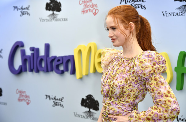Madelaine Petsch-Children Melding Hearts in LA