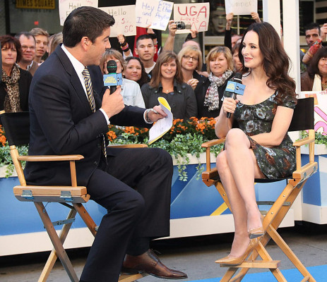 Madeleine Stowe - Good Morning America in NY 10/07/2011