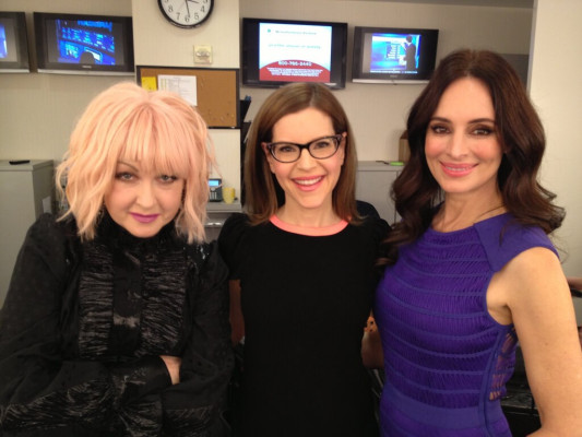 Madeleine Stowe - Live With Kelly and Michael in New York 02/08/2013