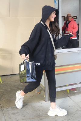 Madison Beer Shopping at XIV Karats on Christmas Eve in Beverly Hills