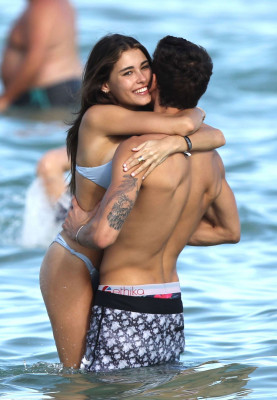 Madison Beer in Bikini at the beach in Miami
