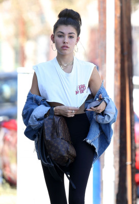 Madison Beer Street Style – Out for Lunch in West Hollywood 