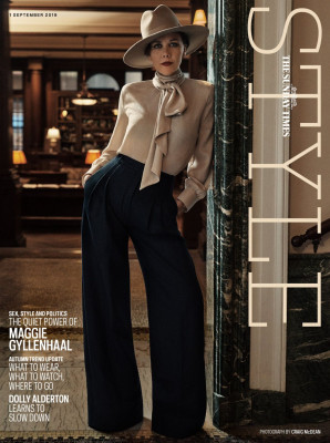 MAGGIE GYLLENHAAL fot The Sunday Times Style, September 2019