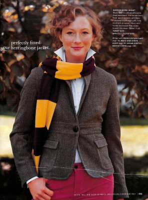 Maggie Rizer for J. Crew catalog 2000