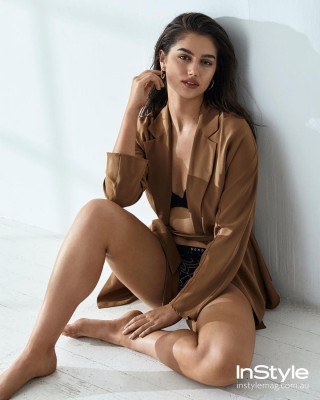 MAIA COTTON in Instyle Magazine, Australia April 2019