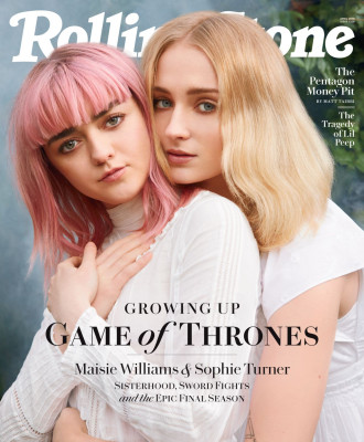 Maisie Williams and Sophie Turner – Rolling Stone Magazine April 2019