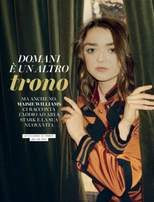 MAISIE WILLIAMS in Glamour Italy, November 2019