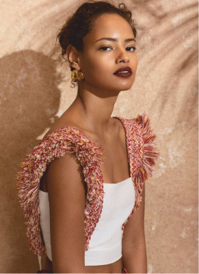 Malaika Firth ~ Hello! Fashion Monthly June 2019  by Lara Jade