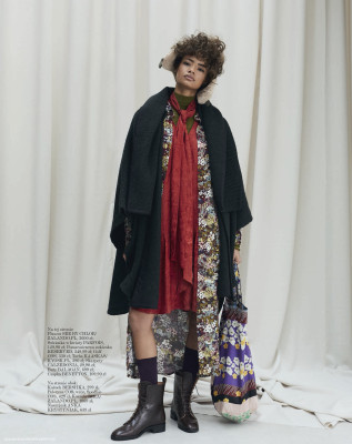 Malaika Firth ~ Vogue Poland January 2020 by Agnieszka Kulesza and Łukasz Pik