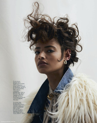 Malaika Firth ~ Vogue Poland January 2020 by Agnieszka Kulesza and Łukasz Pik