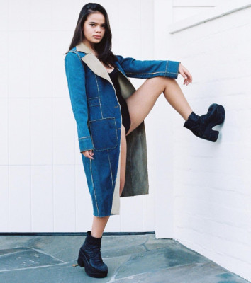 MALIA PYLES at a Photoshoot in Newport Beach, November 2019