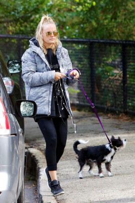 Malin Akerman – Hiking With Her Dog in LA 03/16/2020