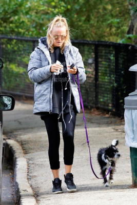 Malin Akerman – Hiking With Her Dog in LA 03/16/2020