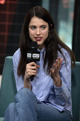 Margaret Qualley - Build Series - 02/15/19
