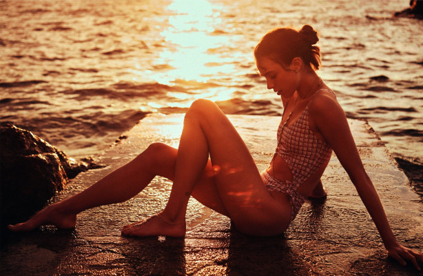 Margaret Qualley ~ CHANEL COCO BEACH 2022 CAMPAIGN by Lachlan Bailey 