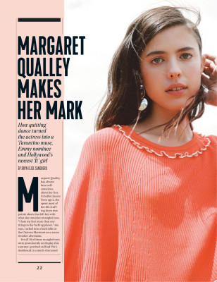 MARGARET QUALLEY in The Hollywood Reporter Magazine, November 2019