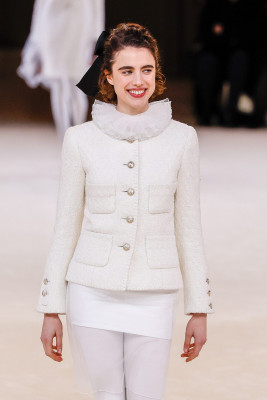 Margaret Qualley at Chanel Paris Fashion Week Haute Couture SS jan 2024
