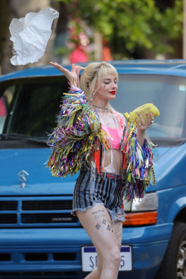 Margot Robbie - On set of &#039;Birds Of Prey&#039; in Los Angeles 01/02/19