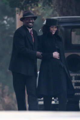 Margot Robbie - On the set of David O&#039;Russell&#039;s new film in Los Angeles, Feb 8