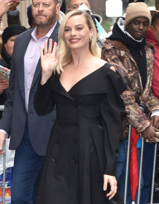 Margot Robbie arriving at ABC studios in New York, February 04, 2020
