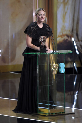 Margot Robbie is inside the British Academy Film Awards, 02.02.2020
