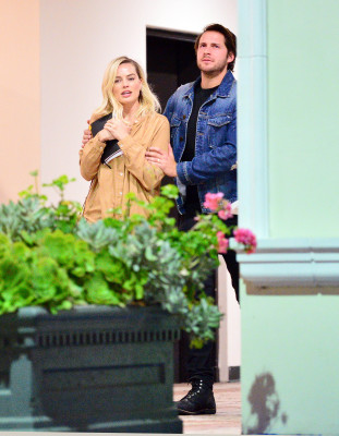 Margot Robbie and Tom Ackerley are seen in Los Angeles, 05.02.2020
