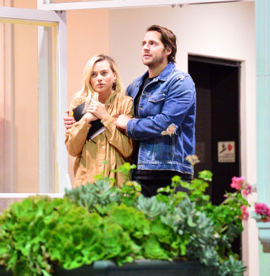 Margot Robbie and Tom Ackerley are seen in Los Angeles, 05.02.2020