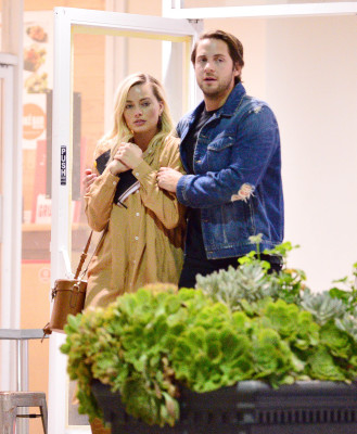 Margot Robbie and Tom Ackerley are seen in Los Angeles, 05.02.2020
