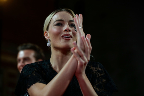 Margot Robbie is inside the British Academy Film Awards, 02.02.2020