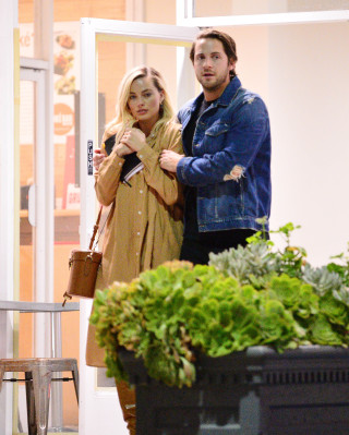 Margot Robbie and Tom Ackerley are seen in Los Angeles, 05.02.2020