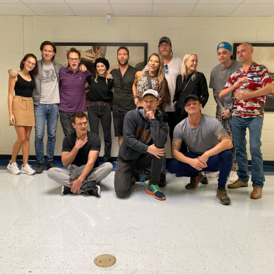 Margot Robbie - Watching &#039;Joker&#039; Movie With &#039;Suicide Squad&#039; Team || 2019