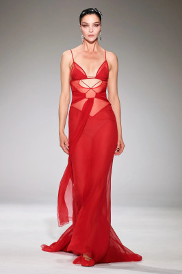 Nensi Dojaka Fall/Winter 2023 Fashion Show in London