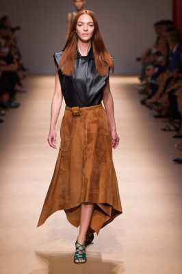 Maria Carla Boscono - Ferragamo Spring/Summer 2019 Fashion Show in Milan