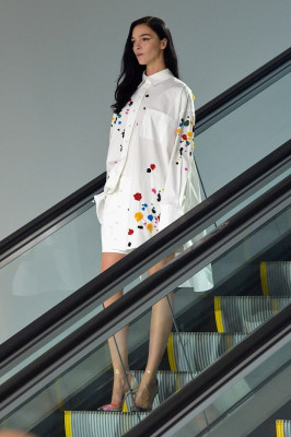 Maria Carla Boscono - Oscar De La Renta Spring/Summer 2018 Fashion Show in NYC