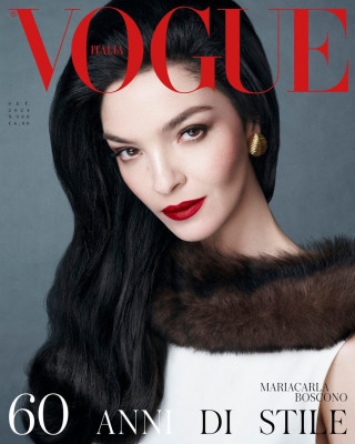 Maria Carla Boscono for Vogue Italia  By Steven Meisel