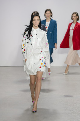 Maria Carla Boscono - Oscar De La Renta Spring/Summer 2018 Fashion Show in NYC