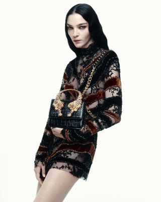 Maria Carla Boscono ~ Roberto Cavalli&#039;s Roar Bag campaign by Robin Galiegue